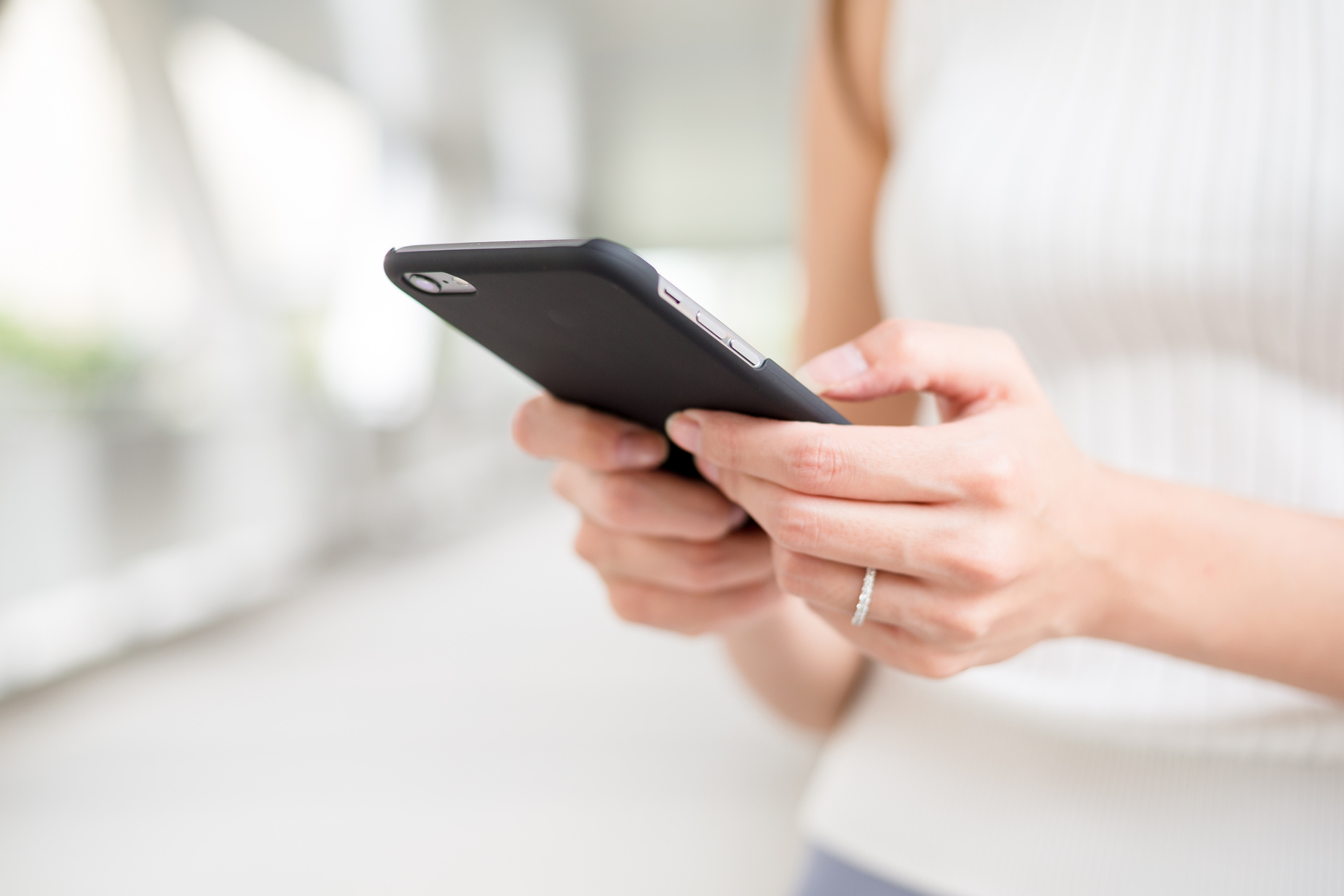 Woman Using Cellphone